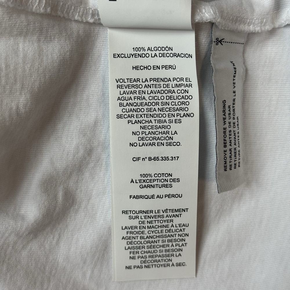 Coach Men's T-Shirt 2XL White Signature Logo Short Sleeve 100% Cotton - Picture 11 of 13